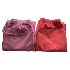Figs Scrub Bottom Lot Men Small Pink Tansen Jogger Coral Pisco Basic Scrub Pants